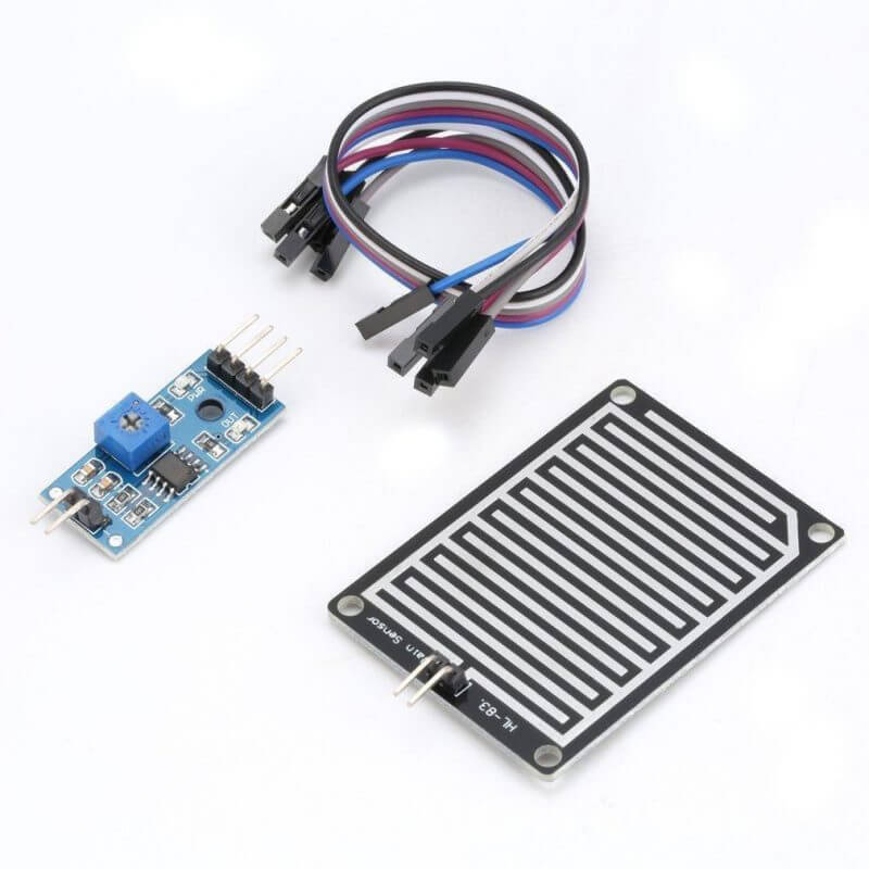 Rain Drop Moisture Detection Sensor Module for Arduino